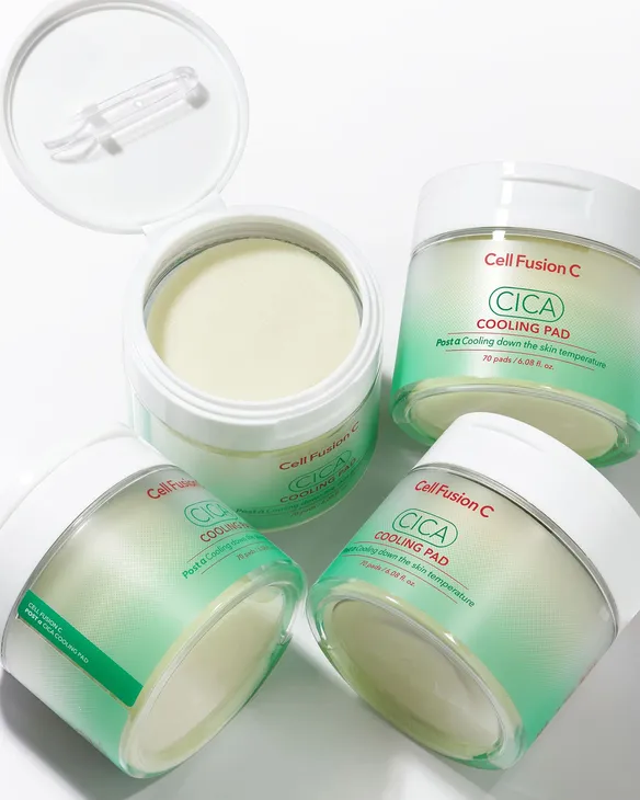  Toner Pad Hạ Nhiệt, Làm Dịu Cell Fusion C CICA Cooling Pad (70 miếng) 
