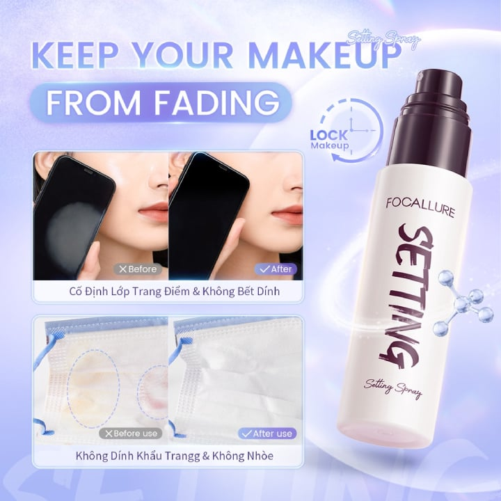  Xịt Khóa Giữ Lớp Makeup Focallure Flawless Long Lasting Setting Spray 65ml #FA352_SP01 