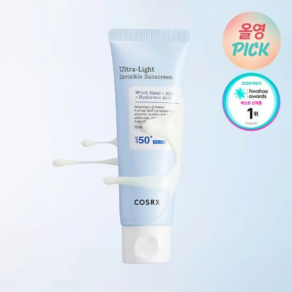  Kem Chống Nắng Cosrx Mỏng Nhẹ Cosrx Ultra Light Invisible Sunscreen SPF50 PA++++ 50ml 