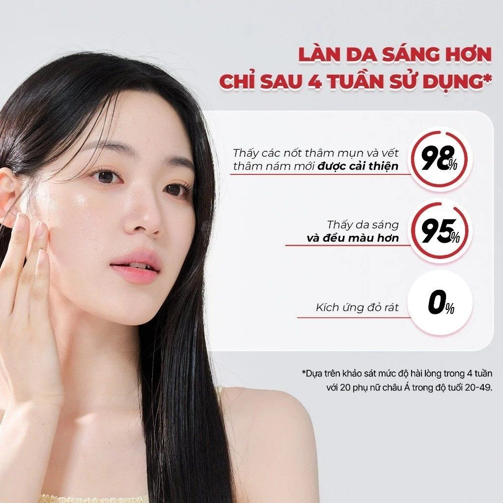  (Mẫu mới) Tinh Chất Dưỡng Trắng, Mờ Thâm Tiam Tranexin Nia Vita Serum 40ml 