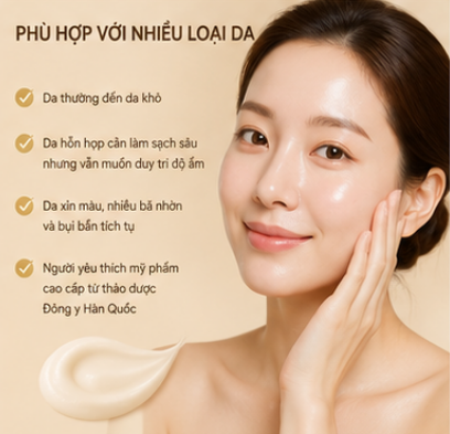  Sữa Rửa Mặt The Whoo Gong Jin Hyang Clarifying Cleansing Foam 40ml 