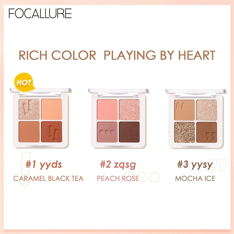  Phấn Mắt 4 Ô Focallure Eyeshadow Palette #FA177 