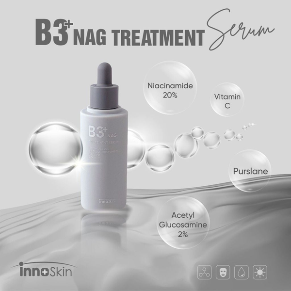  (HSD 10/27) Tinh Chất Innoskin B3 NAG Treatment Serum 50ml 