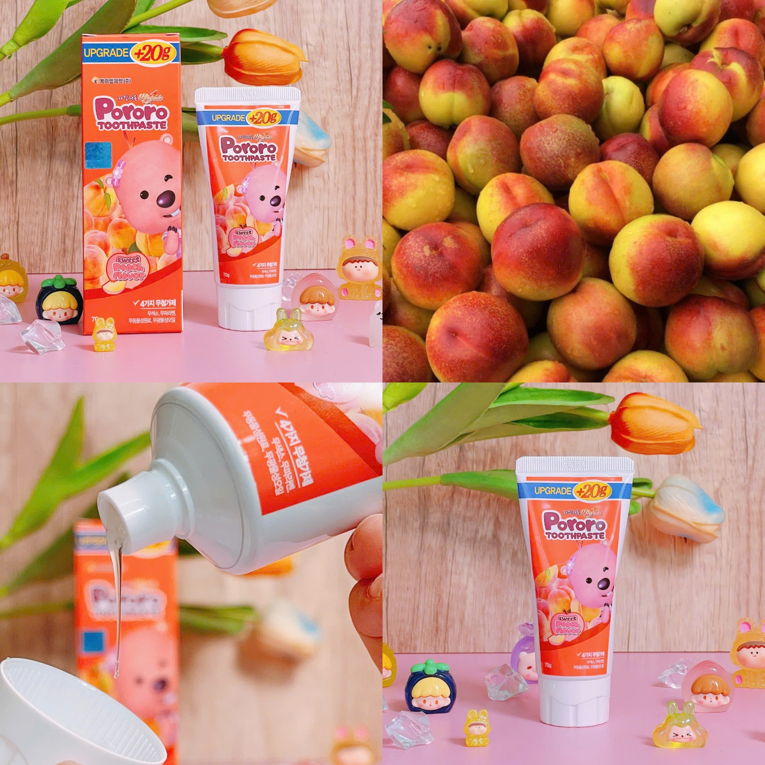  Kem Đánh Răng Cho Bé Pororo Toothpaste 70g 