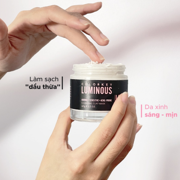  (LOTUS) Mặt Nạ Đất Sét Colorkey Luminous Cleansing Clay Mask 