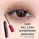  (SET 7gx2+DƯỠNG MI 4g) Chuốt Mi Chống Trôi Clio Kill Lash Superproof Mascara #01_Long Curling 