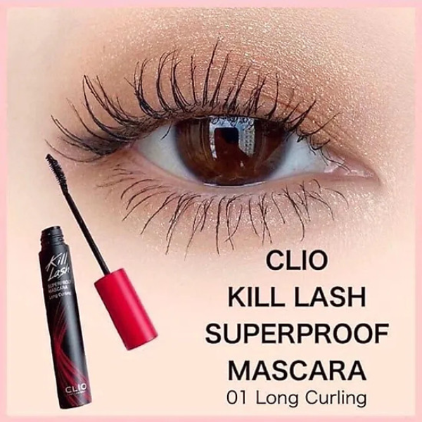  (SET 7gx2+DƯỠNG MI 4g) Chuốt Mi Chống Trôi Clio Kill Lash Superproof Mascara #01_Long Curling 