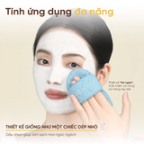  (Hộp Vàng - Chiếc Dép) Set 3 bông mút rửa mặt Amortals Easy To Clean 