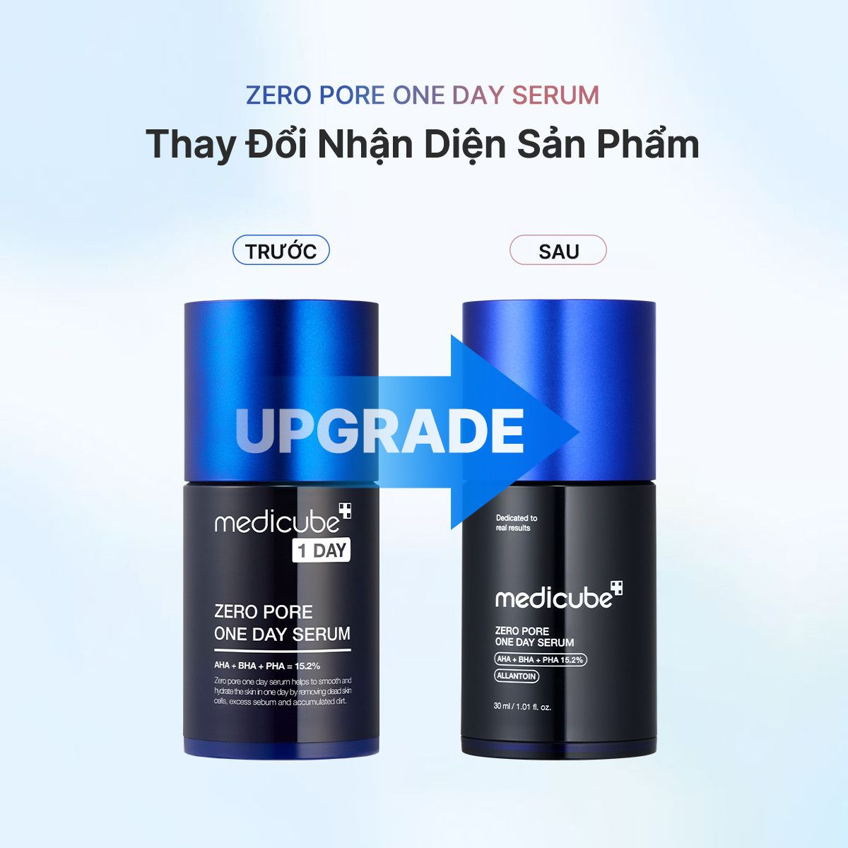  Tinh Chất Dưỡng Ẩm, Thu Nhỏ Lỗ Chân Lông Medicube Zero Pore One Day Serum 30ml 