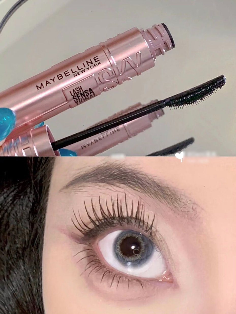  (Mẫu mới) Chuốt Mi Chống Trôi Maybelline New York Lash Sensational Sky High Waterproof Mascara 802 VERY BLACK 