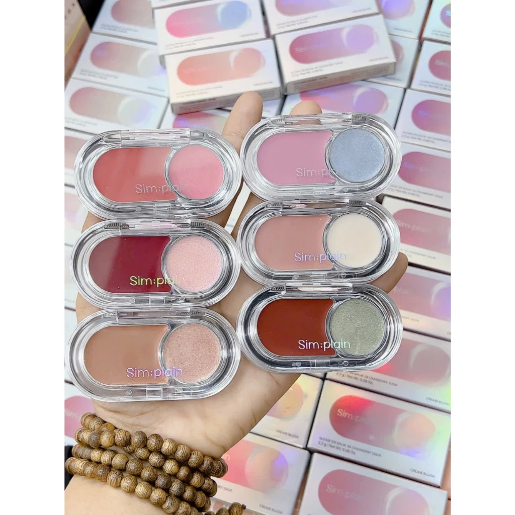  Má Hồng Kem SIM;PLAIN Gleam On Balm 2.5g 