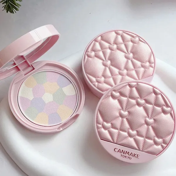  Phấn Phủ Đa Sắc Canmake Marshmallow Finish Powder Abloom SPF19 PA++(LIMITED MÀU HỒNG) 