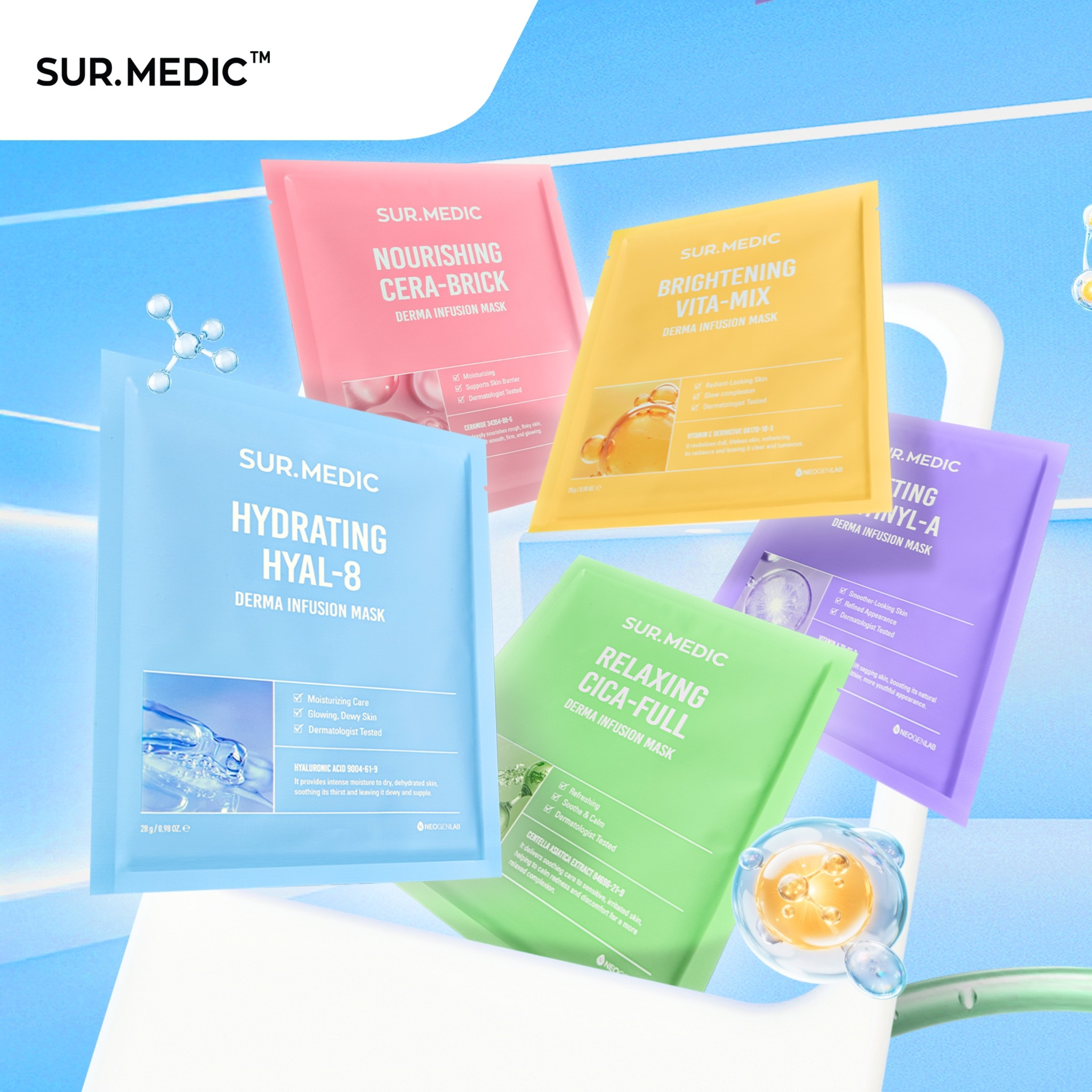  Mặt Nạ Giấy Sur.medic Derma Infusion Mask 28g 