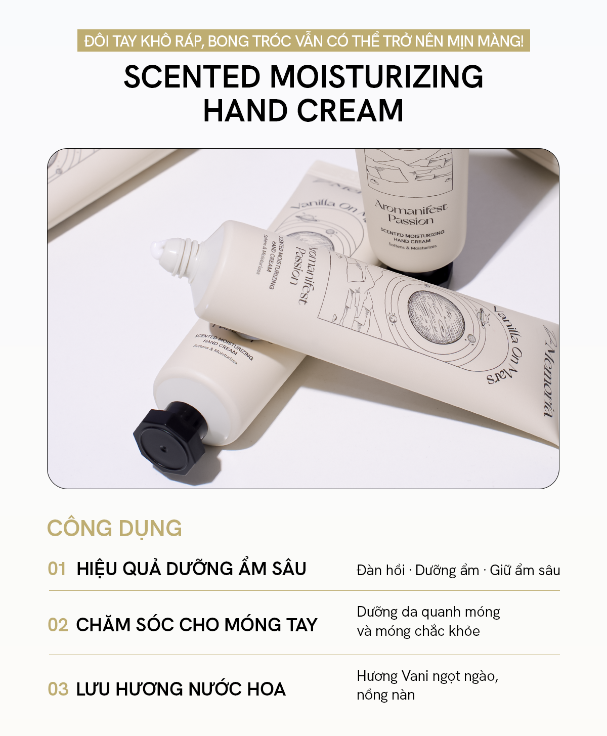  Kem Dưỡng Da Tay De Memoria Scented Moisturizing Hand Cream 50ml 