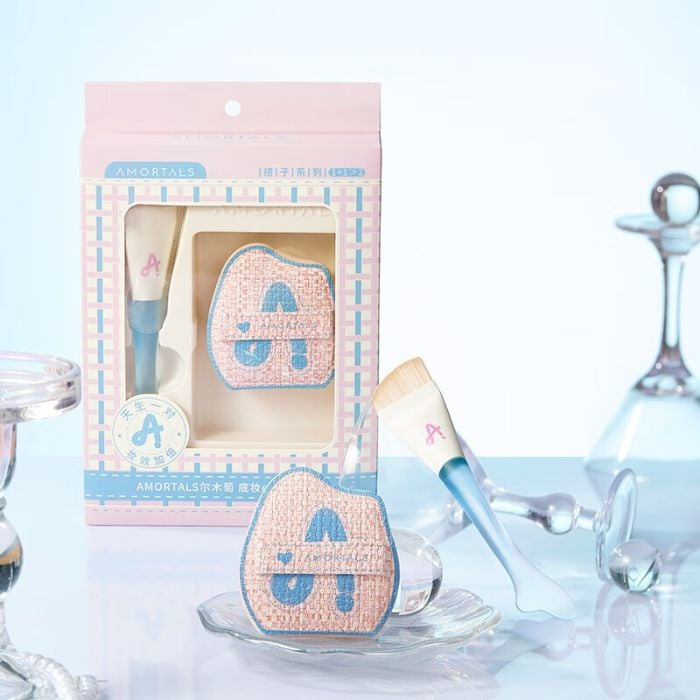  Bộ Cọ + Mút Đánh Kem Nền AMORTALS Nàng Tiên Cá 