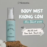  Xịt Thơm Cơ Thể De Memoria Body Mist His Shirt 50ml #04 