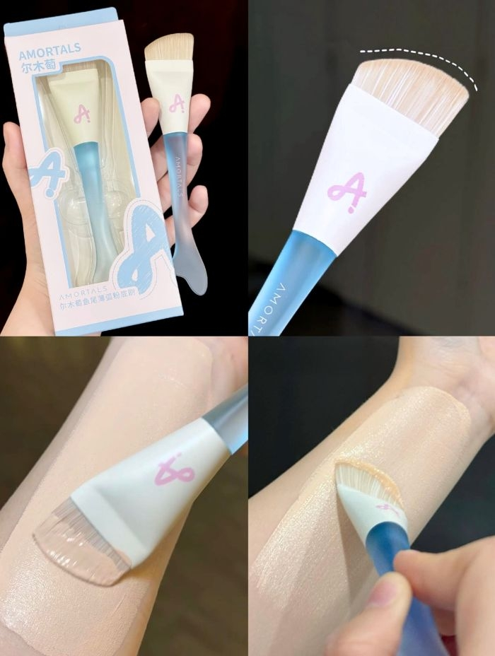  Cọ Dàn Nền Tiên Cá Amortals Fish Tail Slim Are Foundation Brush 