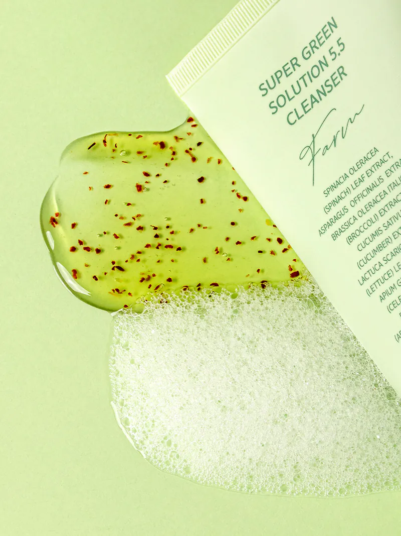  Sữa Rửa Mặt Dịu Nhẹ Vella Super Green Solution 5.5 Cleanser 150ml 