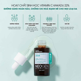  Tinh Chất Dưỡng Sáng, Chống Lão Hóa Neogen Real Vitamin C 22% & Kakadu Serum 32g 