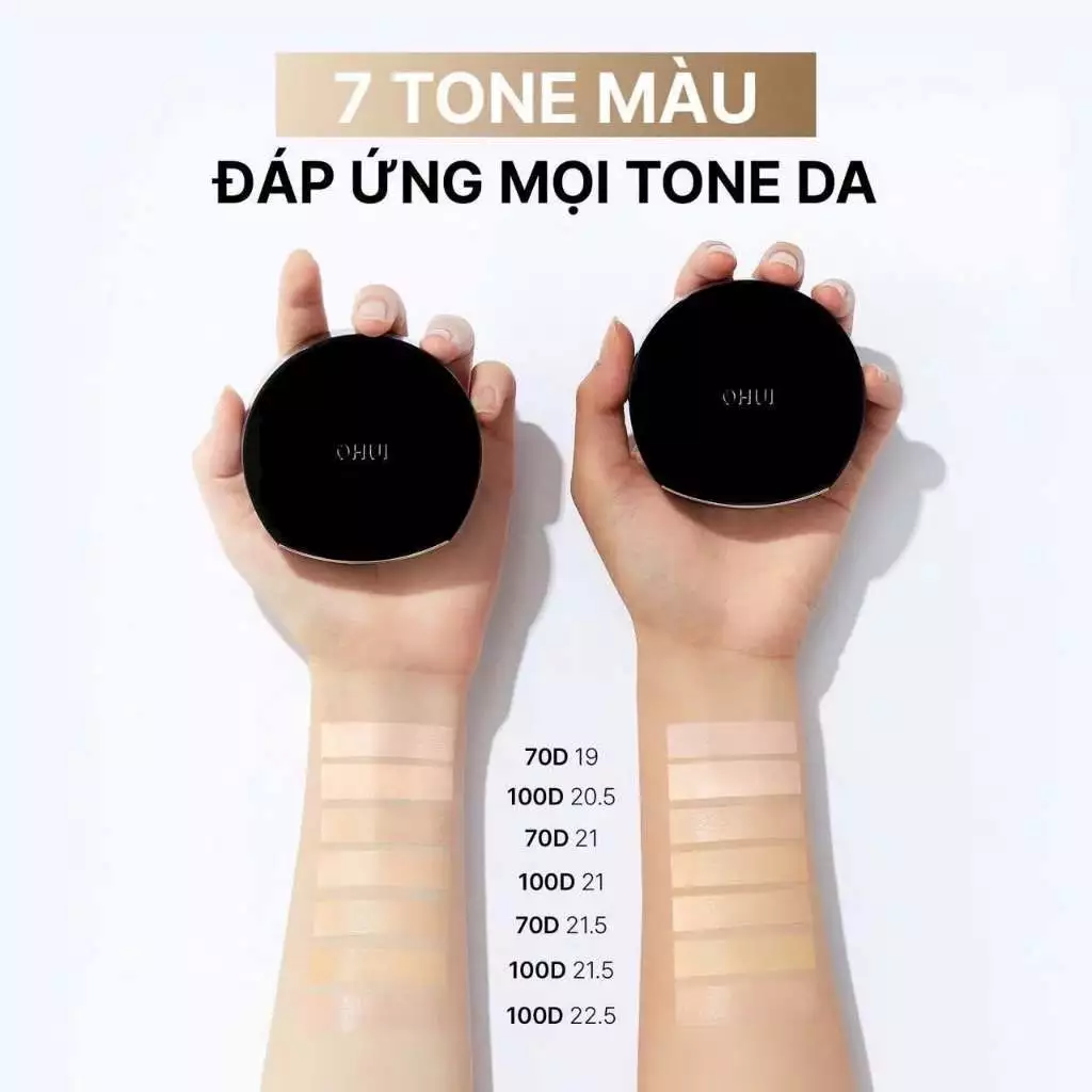  (MINI SIZE 6g) Phấn Nước Ohui Ultimate Cover Denier Cushion SPF50+ PA+++ #100D21 