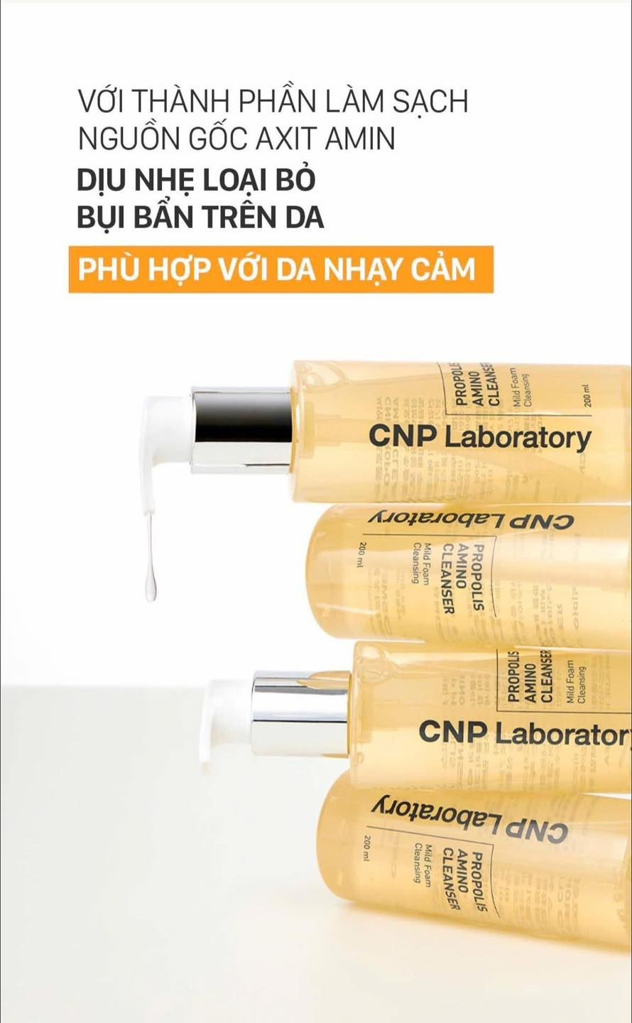  Sữa Rửa Mặt CNP Propolis Amino Cleanser 200ml 
