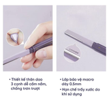 Bộ 2 Dao Cạo Lông Mày 2 Đầu Amortals Double Headed Macro Eyebrow Razor 
