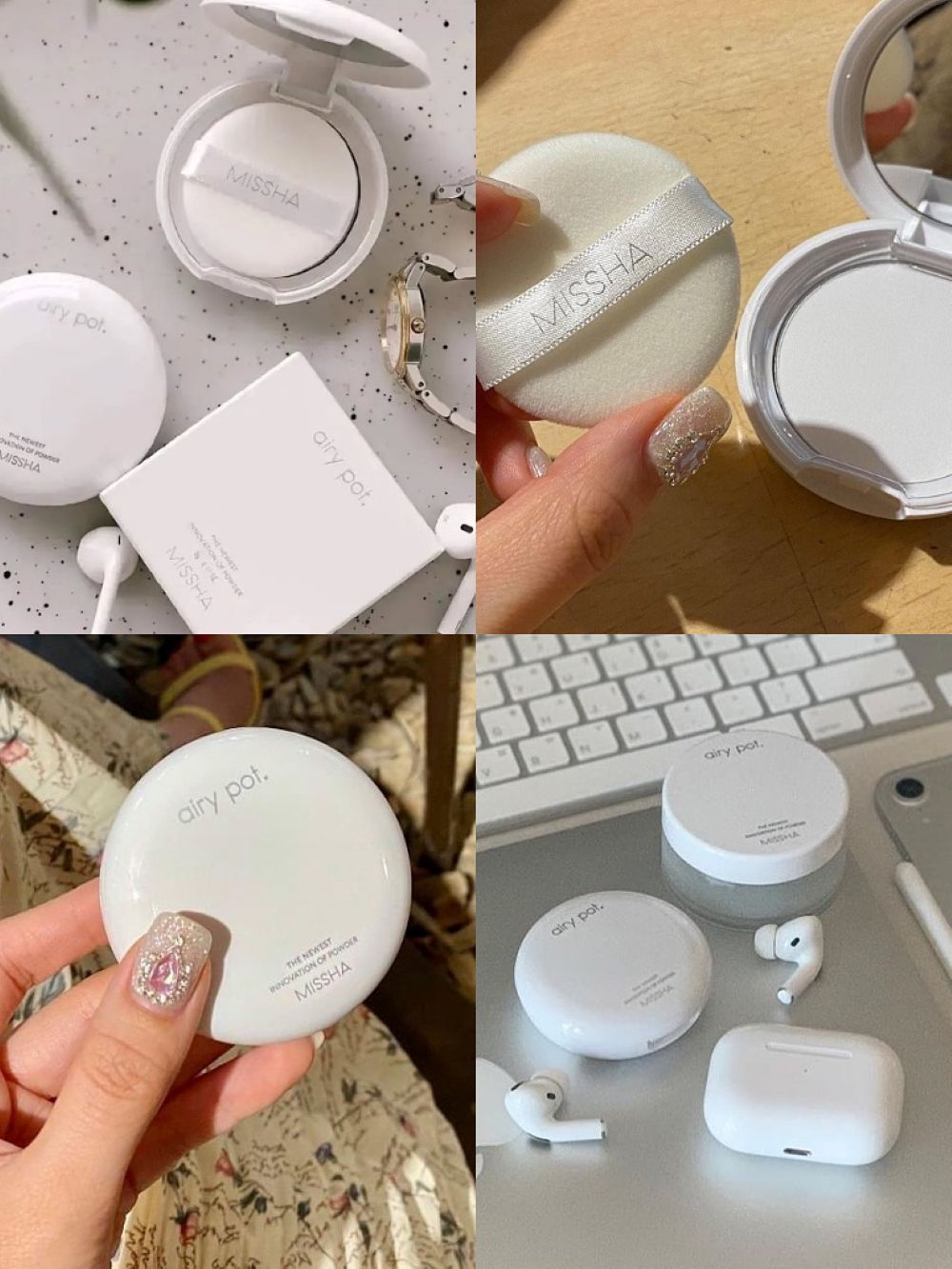  Phấn Phủ Kiềm Dầu Missha Airy Pot Pressed Powder 5g 