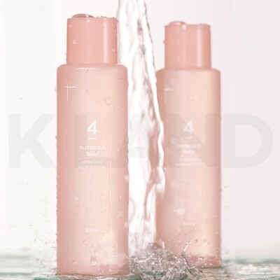  Nước hoa hồng cấp ẩm, sáng da Numbuzin No.4 Hydrating Glow Mineral Toner 200ml 