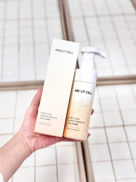  Bọt Tẩy Trang Sạch Sâu About Cell Pure Clear Makeup Remover Cell Foam 140ml 