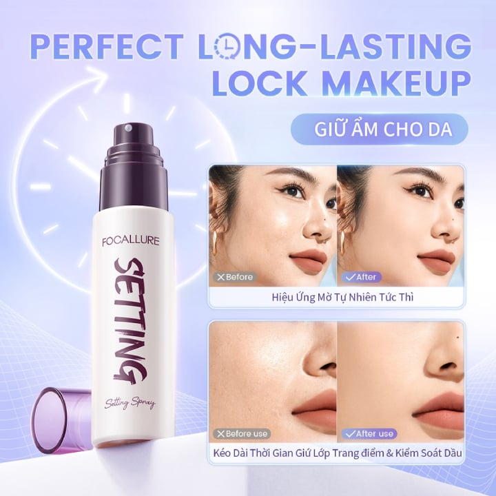  Xịt Khóa Giữ Lớp Makeup Focallure Flawless Long Lasting Setting Spray 65ml #FA352_SP01 