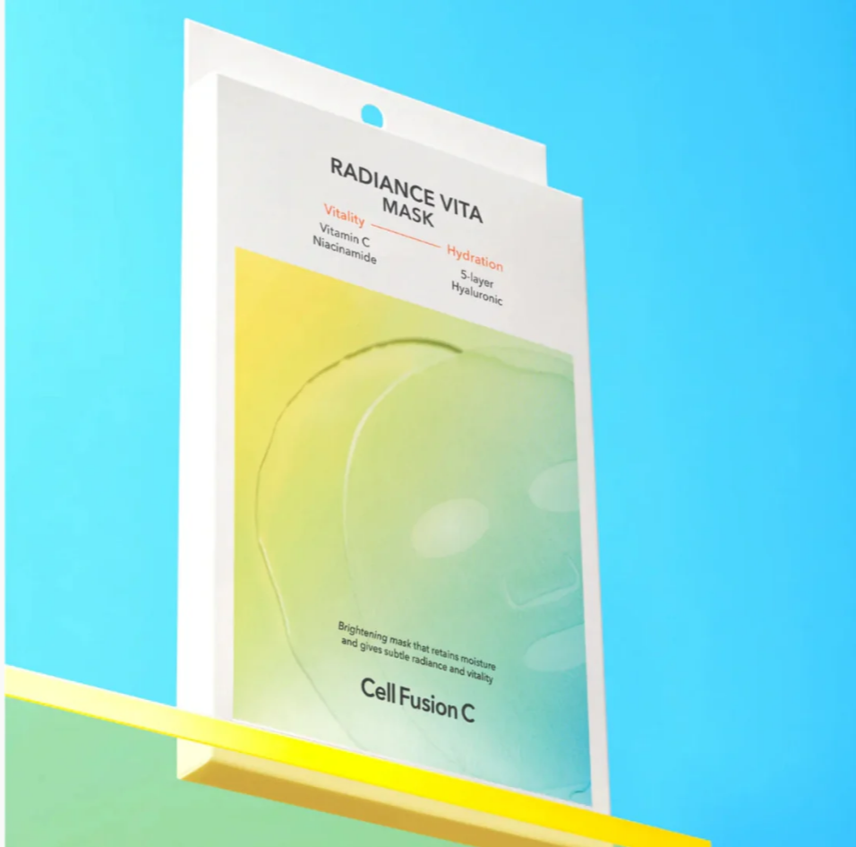  Mặt nạ giấy dưỡng ẩm, sáng da Cell Fusion C Radiance Vita Mask 25ml (1 miếng) 
