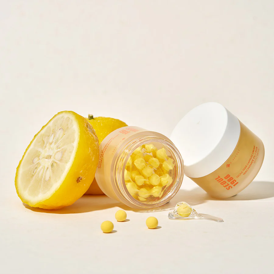  Kem Dưỡng Viên Nang Sáng Da, Mờ Thâm K-Secret Seoul 1988 Capsule Cream: Niacinamide 5% + Yuja 50ml 