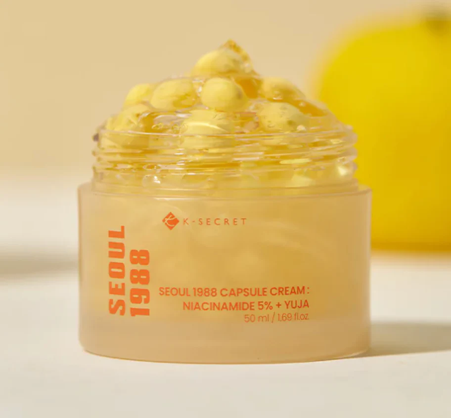  Kem Dưỡng Viên Nang Sáng Da, Mờ Thâm K-Secret Seoul 1988 Capsule Cream: Niacinamide 5% + Yuja 50ml 