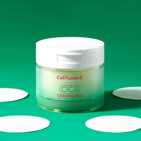  Toner Pad Hạ Nhiệt, Làm Dịu Cell Fusion C CICA Cooling Pad (70 miếng) 