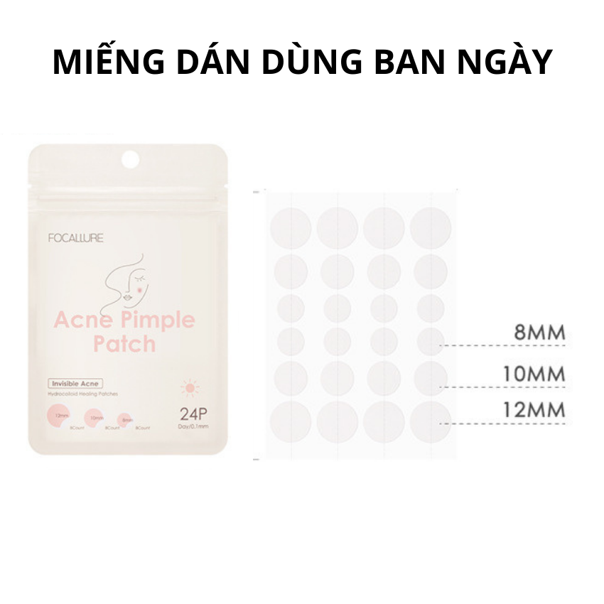 Miếng Dán Mụn Focallure Acne Pimple Patch FA186 (24 miếng) 
