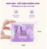  Bộ 5 Chai Lọ Chiết Mỹ Phẩm Du Lịch 