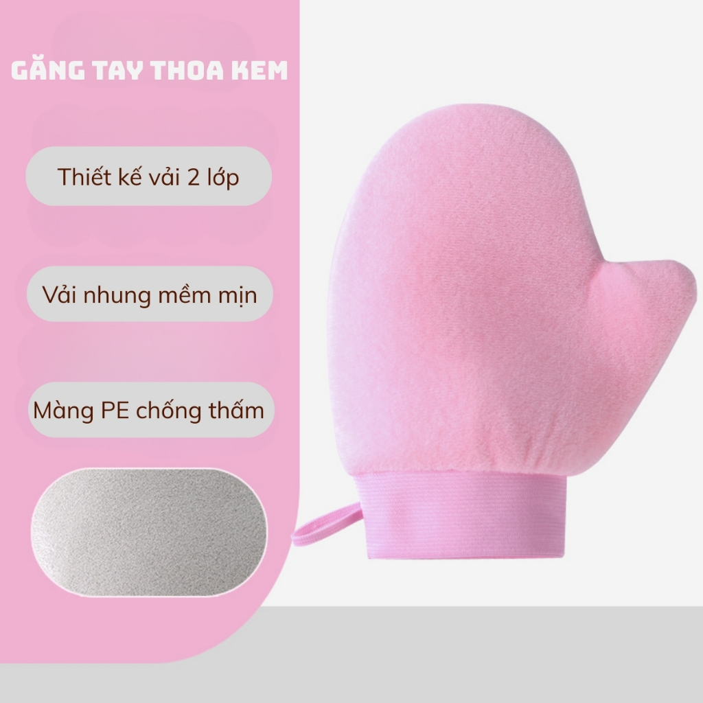  Găng Tay Dùng Để Bôi Thoa Mỹ Phẩm Kem Body 