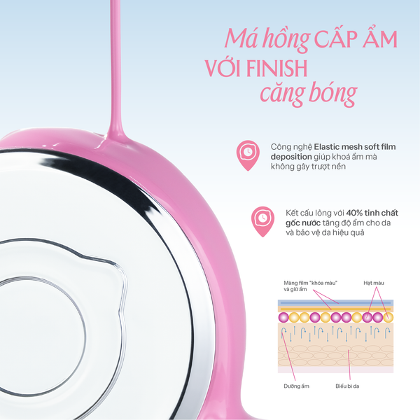  Má Hồng Dạng Cushion Lemonade Mirror Mirror Blush Cushion 