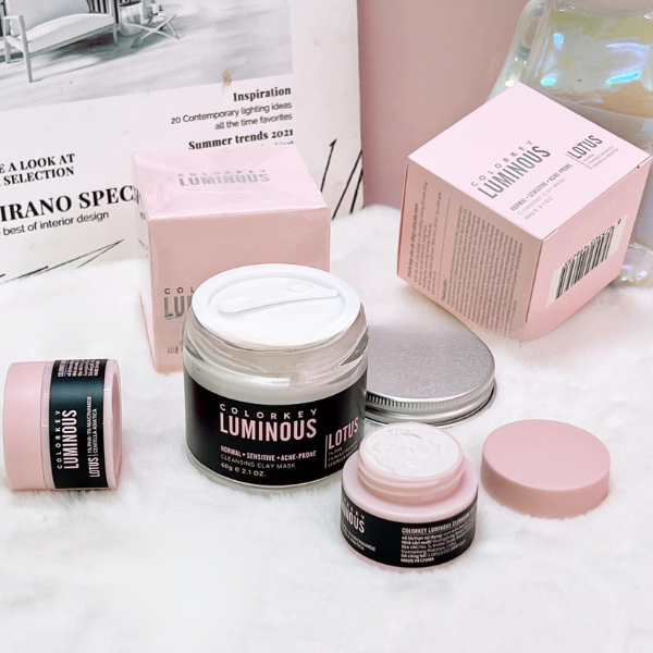  (LOTUS) Mặt Nạ Đất Sét Colorkey Luminous Cleansing Clay Mask 