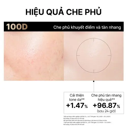  (MINI SIZE 6g) Phấn Nước Ohui Ultimate Cover Denier Cushion SPF50+ PA+++ #100D21 