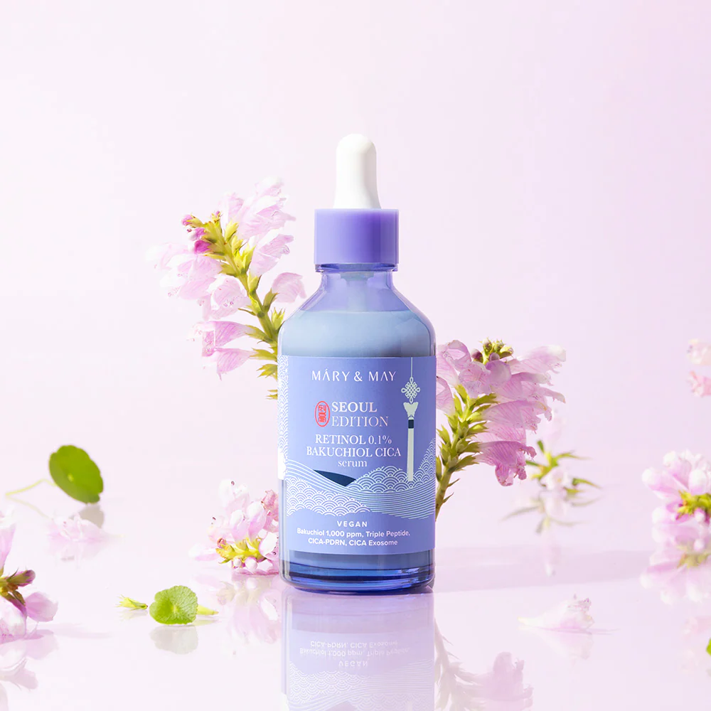  Tinh Chất Mary&May Retinol 0.1% Bakuchiol Cica Serum 80ml 