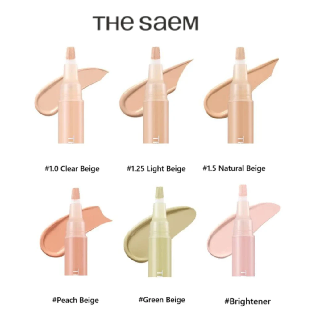  Bút Che Khuyết Điểm The Saem Cover Perfection Pen Concealer 4ml 