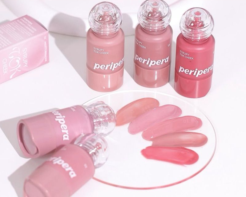  Má Hồng Dạng Kem Peripera Syrupy Tok Cheek 9g 