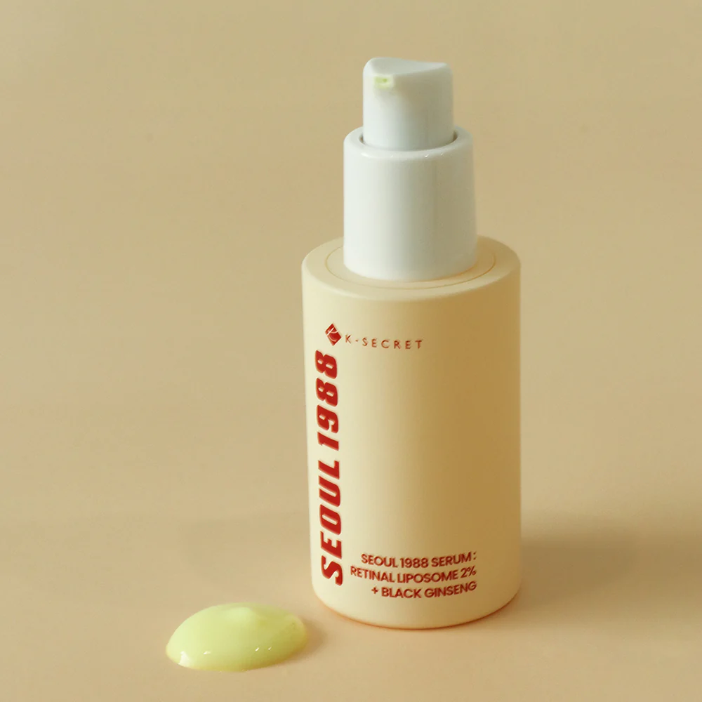  Tinh chất cấp ẩm, chống lão hóa K-Secret Seoul 1988 Retinal Liposome 2% +Black Ginseng Serum 30ml 