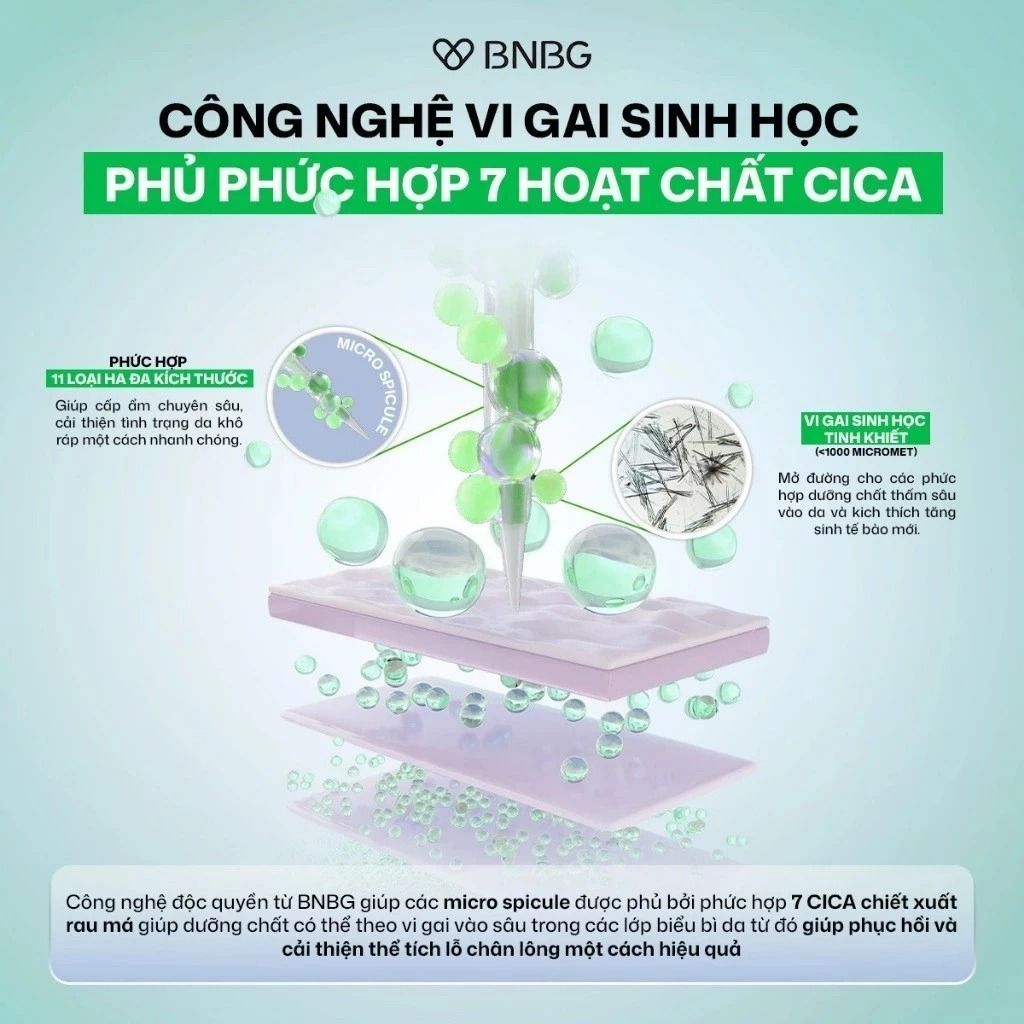  Tinh Chất Vi Kim Chuyên Sâu BNBG MTS Shot Ampoule 2ml (4 gói) 