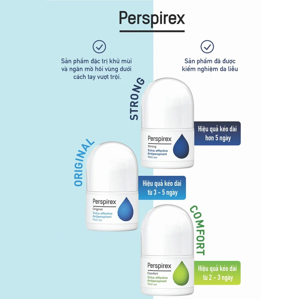  Lăn Khử Mùi Perspirex 20ml 