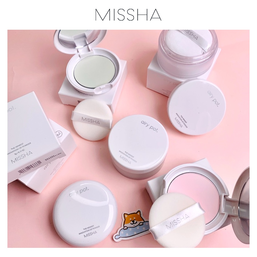  Phấn Phủ Kiềm Dầu Missha Airy Pot Pressed Powder 5g 