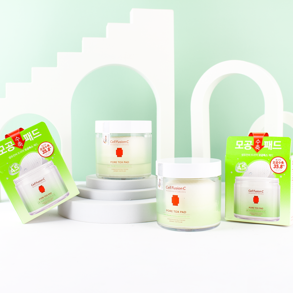  Toner Pad Dưỡng ẩm, Kiềm Dầu Cell Fusion C PORE TOX Pad (60 miếng) 