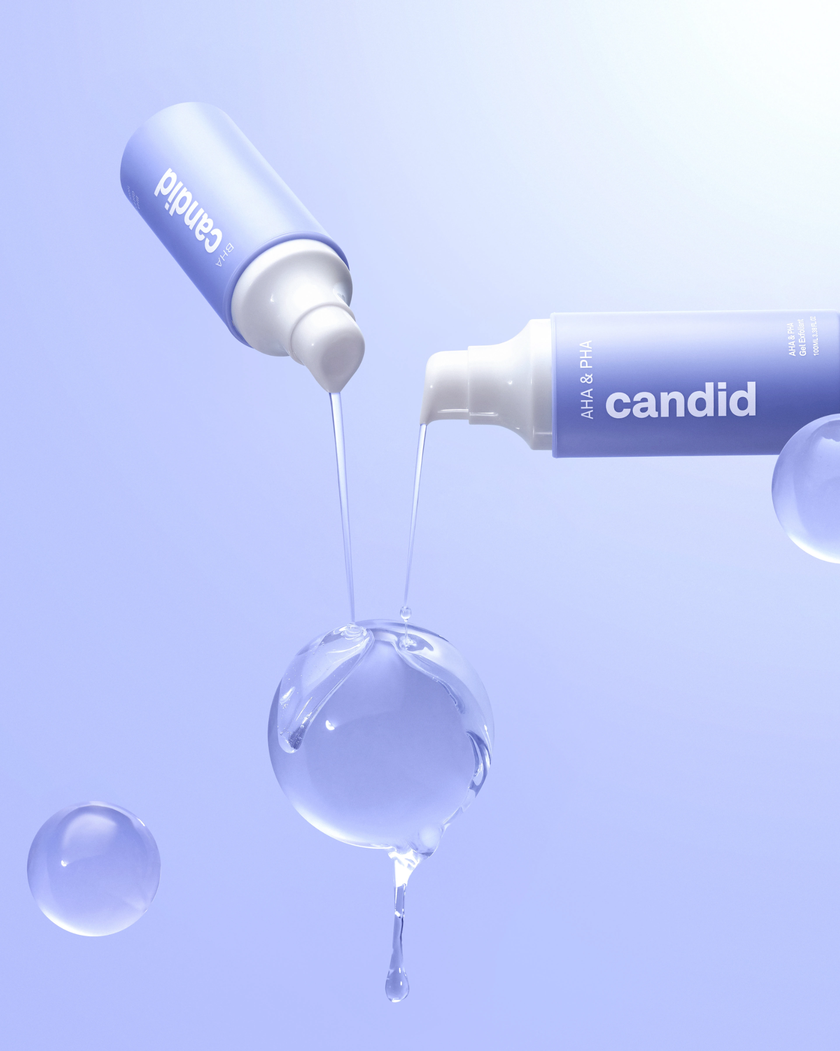  (Tặng 1 kem dưỡng Belif 10ml) Gel Tẩy Tế Bào Chết Da Khô, Da Nhạy Cảm Candid AHA & PHA Gel Exfoliant 100ml 