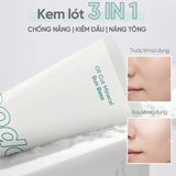 Kem Lót Kiềm Dầu Code Glokolor Oil Cut Mineral Sun Base SPF50+ PA+++ 35ml 
